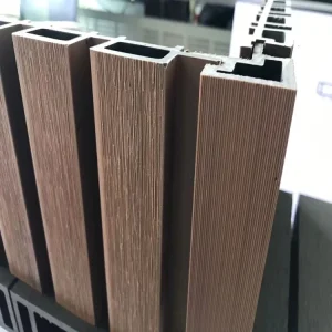 English Walnut WPC fluted panel for elegant dark exterior wall