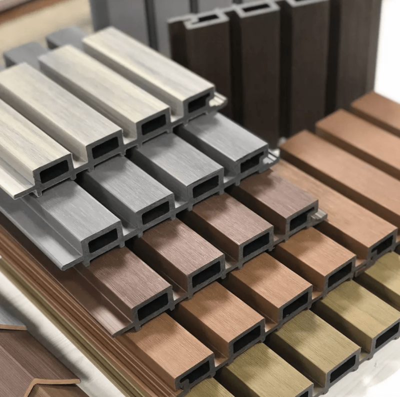 Samples Outdoor WPC Flute Panels