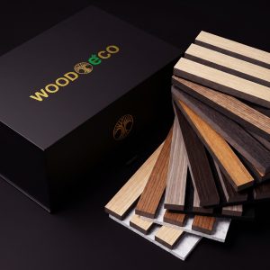 WoodEco Sustainable Wooden Flooring Samples Eco-friendly wooden flooring samples showcasing natural wood finishes and textures.