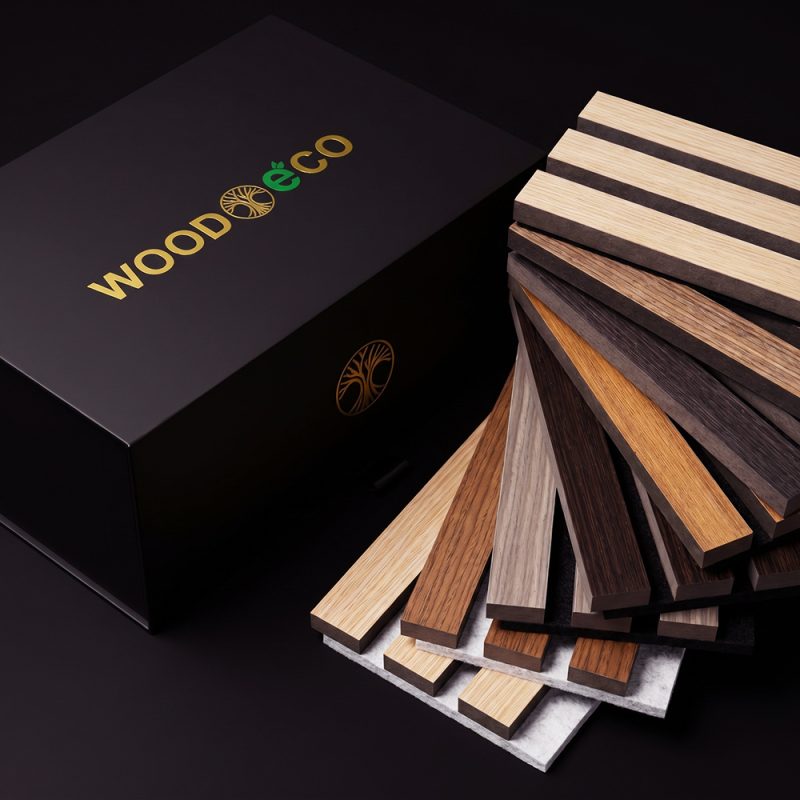 WoodEco Sustainable Wooden Flooring Samples Eco-friendly wooden flooring samples showcasing natural wood finishes and textures.