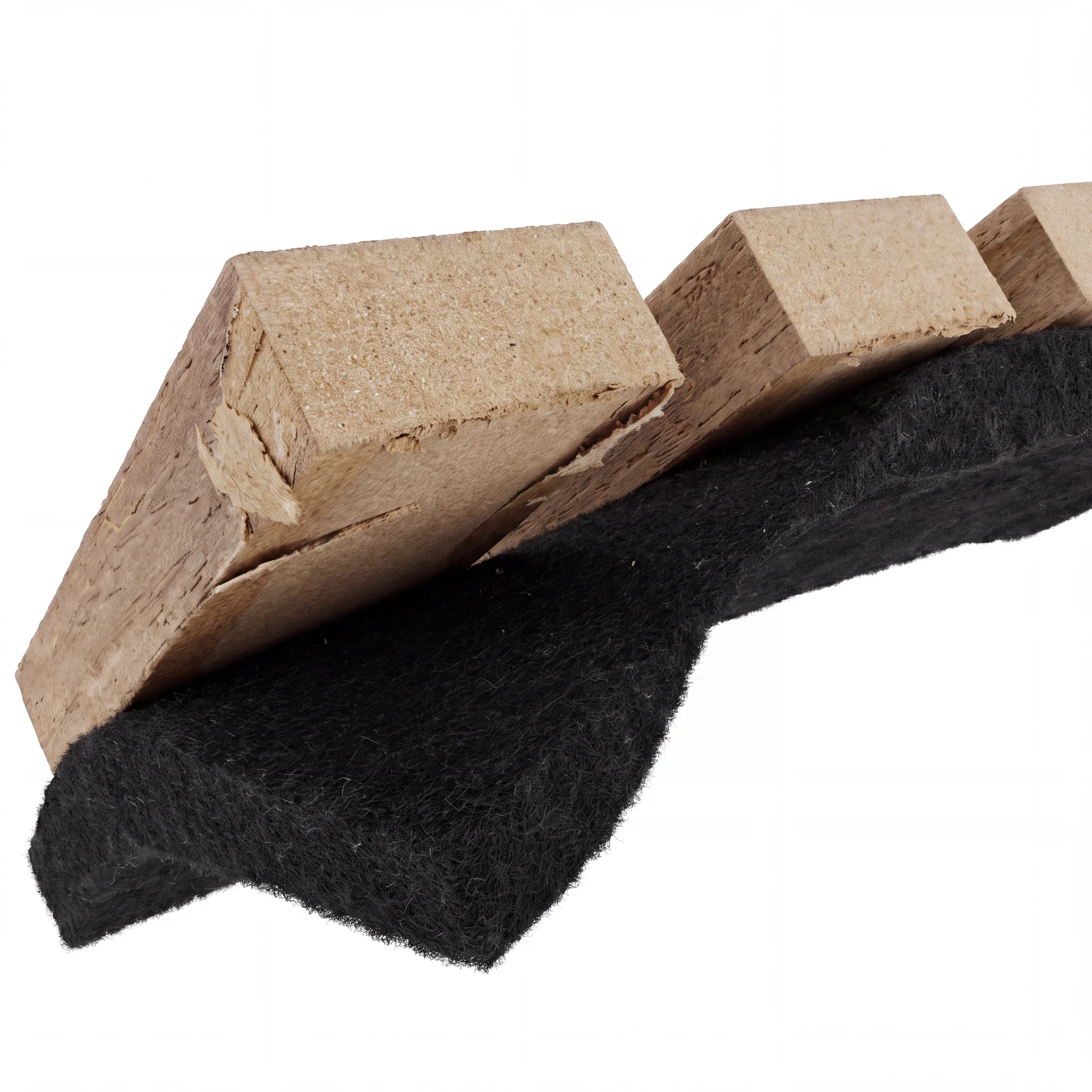 Acoustic panel with three-sided paper wrapped finish